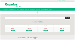 Desktop Screenshot of pretorianuk.com